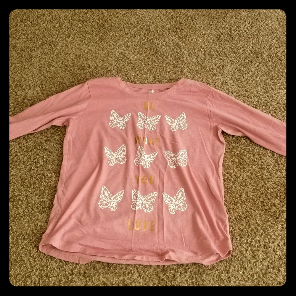 DO WHAT YOU LOVE! BEAUTIFUL BUTTERFLY SHIRT!!